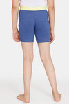 Rosaline Girls Knit Poly Shorts - Sodalite Blue — thumbnail 4